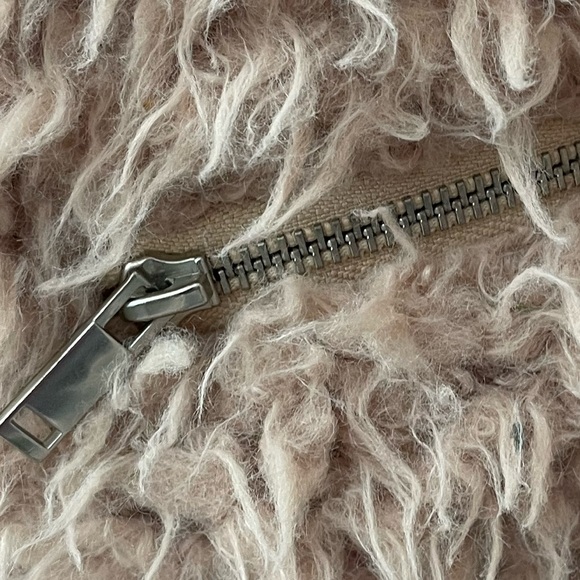 Blush Fuzzy Long Sleeve Coat size M - Picture 6 of 9